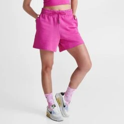 Women's The North Face Fleece Shorts Hot Pink - NF0A83GQ 651 -Fashion General Store NF0A83GQ 651 M3