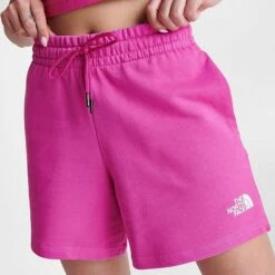 Women's The North Face Fleece Shorts Hot Pink - NF0A83GQ 651 -Fashion General Store NF0A83GQ 651 M5