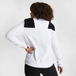 Women's The North Face Bonete Quarter-Zip Sweatshirt Black/White - NF0A83GT 100 -Fashion General Store NF0A83GT 100 M4