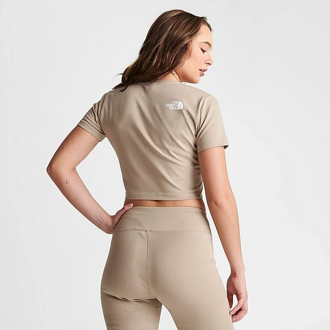 Women's The North Face Graphic Cropped T-Shirt Flax - NF0A859C 251 6 Women's The North Face Graphic Cropped T-Shirt Flax - NF0A859C 251 - Image 4
