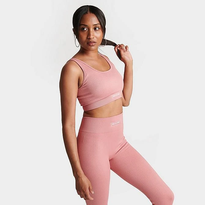 Women's Pink Soda Sport Rib Seamless Bra Ash Rose - PSW11365 310 3 Women's Pink Soda Sport Rib Seamless Bra Ash Rose - PSW11365 310