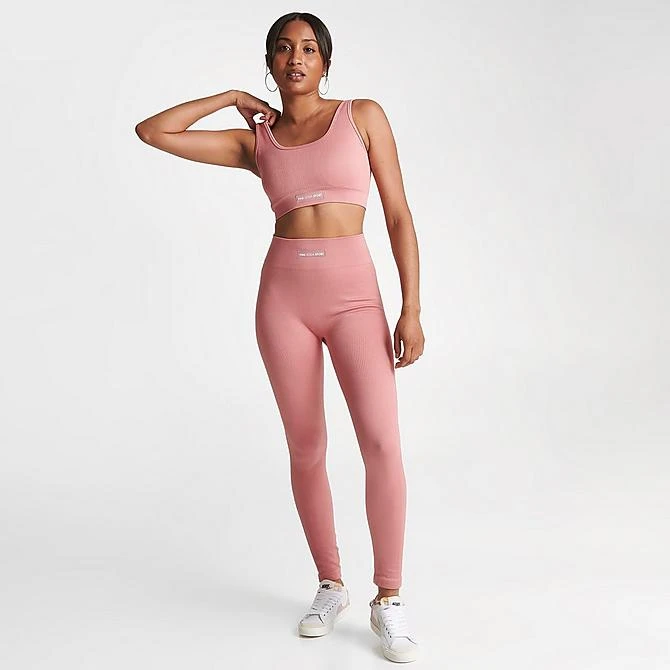 Women's Pink Soda Sport Rib Seamless Bra Ash Rose - PSW11365 310 4 Women's Pink Soda Sport Rib Seamless Bra Ash Rose - PSW11365 310 - Image 2