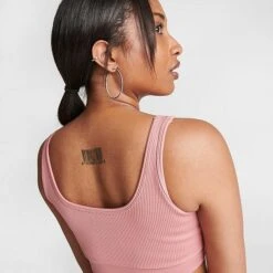 Women's Pink Soda Sport Rib Seamless Bra Ash Rose - PSW11365 310 13 Women's Pink Soda Sport Rib Seamless Bra Ash Rose - PSW11365 310 -Fashion General Store PSW11365 310 M6