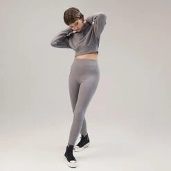 Women's Pink Soda Sport Martian Leggings Grey - PSW11652 040 -Fashion General Store PSW11652 040 M3