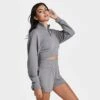 Women's Pink Soda Sport Torrance Quarter-Zip Top Grey - PSW11653 040 -Fashion General Store PSW11653 040 M1