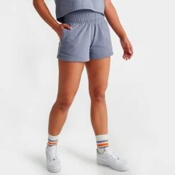 Women's Pink Soda Sport Willow Ruched Shorts Rose - PSW11655 110 -Fashion General Store PSW11655 110 M3