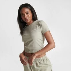 Women's Pink Soda Sport Aura Slim T-Shirt Agate Grey - PSW11687 630 -Fashion General Store PSW11687 630 M3