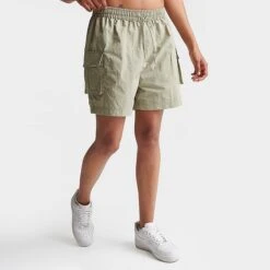 Women's Pink Soda Sport Rox Cargo Shorts Agate Grey - PSW11690 630