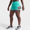 Women's Mitchell & Ness Vancouver Grizzlies 1995-96 Swingman Shorts Teal Blue - REL18067 BLU -Fashion General Store REL18067 BLU M1