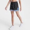Women's Mitchell & Ness Orlando Magic NBA Swingman Shorts Black - REL18123 BLK -Fashion General Store REL18123 BLK M1