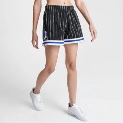 Women's Mitchell & Ness Orlando Magic NBA Swingman Shorts Black - REL18123 BLK -Fashion General Store REL18123 BLK M3