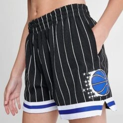 Women's Mitchell & Ness Orlando Magic NBA Swingman Shorts Black - REL18123 BLK -Fashion General Store REL18123 BLK M5