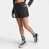 Women's Supply & Demand Fleece Shorts Acid Black - SUW16470 090