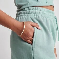 Women's Supply & Demand Fleece Shorts Chinois Green - SUW16470 610 -Fashion General Store SUW16470 610 M6