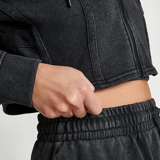 Women's Supply & Demand Corset Full-Zip Hoodie Acid Black - SUW16471 090 8 Women's Supply & Demand Corset Full-Zip Hoodie Acid Black - SUW16471 090 - Image 6