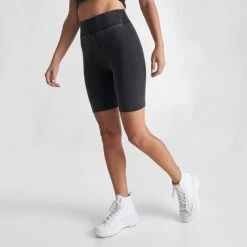 Women's Supply & Demand Jasper Bike Shorts Acid Black - SUW16472 090 -Fashion General Store SUW16472 090 M3