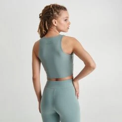 Pink Soda Sport Women's FLETCHER X Supply & Demand Seamless Tank Top Chinois Green - SUW16536 610 11 Pink Soda Sport Women's FLETCHER X Supply & Demand Seamless Tank Top Chinois Green - SUW16536 610 -Fashion General Store SUW16536 610 M4