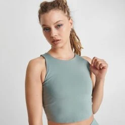 Pink Soda Sport Women's FLETCHER X Supply & Demand Seamless Tank Top Chinois Green - SUW16536 610 12 Pink Soda Sport Women's FLETCHER X Supply & Demand Seamless Tank Top Chinois Green - SUW16536 610 -Fashion General Store SUW16536 610 M5