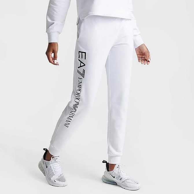 Women's Emporio Armani EA7 Jogger Pants White - TJCQZ002 100 3 Women's Emporio Armani EA7 Jogger Pants White - TJCQZ002 100