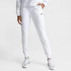 Women's Emporio Armani EA7 Jogger Pants White - TJCQZ002 100 10 Women's Emporio Armani EA7 Jogger Pants White - TJCQZ002 100 -Fashion General Store TJCQZ002 100 M3