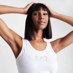 Women's Emporio Armani EA7 Tank Top White - TJFKZ011 104 11 Women's Emporio Armani EA7 Tank Top White - TJFKZ011 104 -Fashion General Store TJFKZ011 104 M5