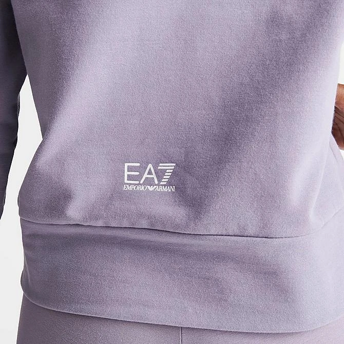 Women's Emporio Armani EA7 Crewneck Sweatshirt Purple - TJQMZ134 982 8 Women's Emporio Armani EA7 Crewneck Sweatshirt Purple - TJQMZ134 982 - Image 6