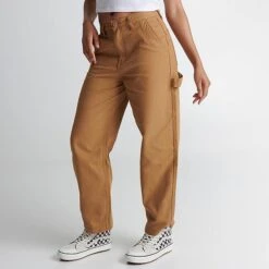 Women's Vans Ground Work Pants Tobacco Brown - VN0A5JHJ TBN -Fashion General Store VN0A5JHJ TBN M3